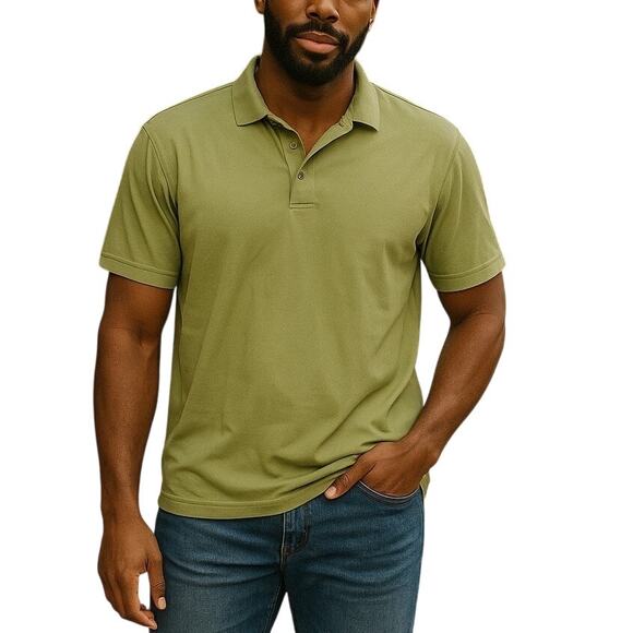 Tommy Bahama Green Casual Polo Size Large - Picture 1 of 13
